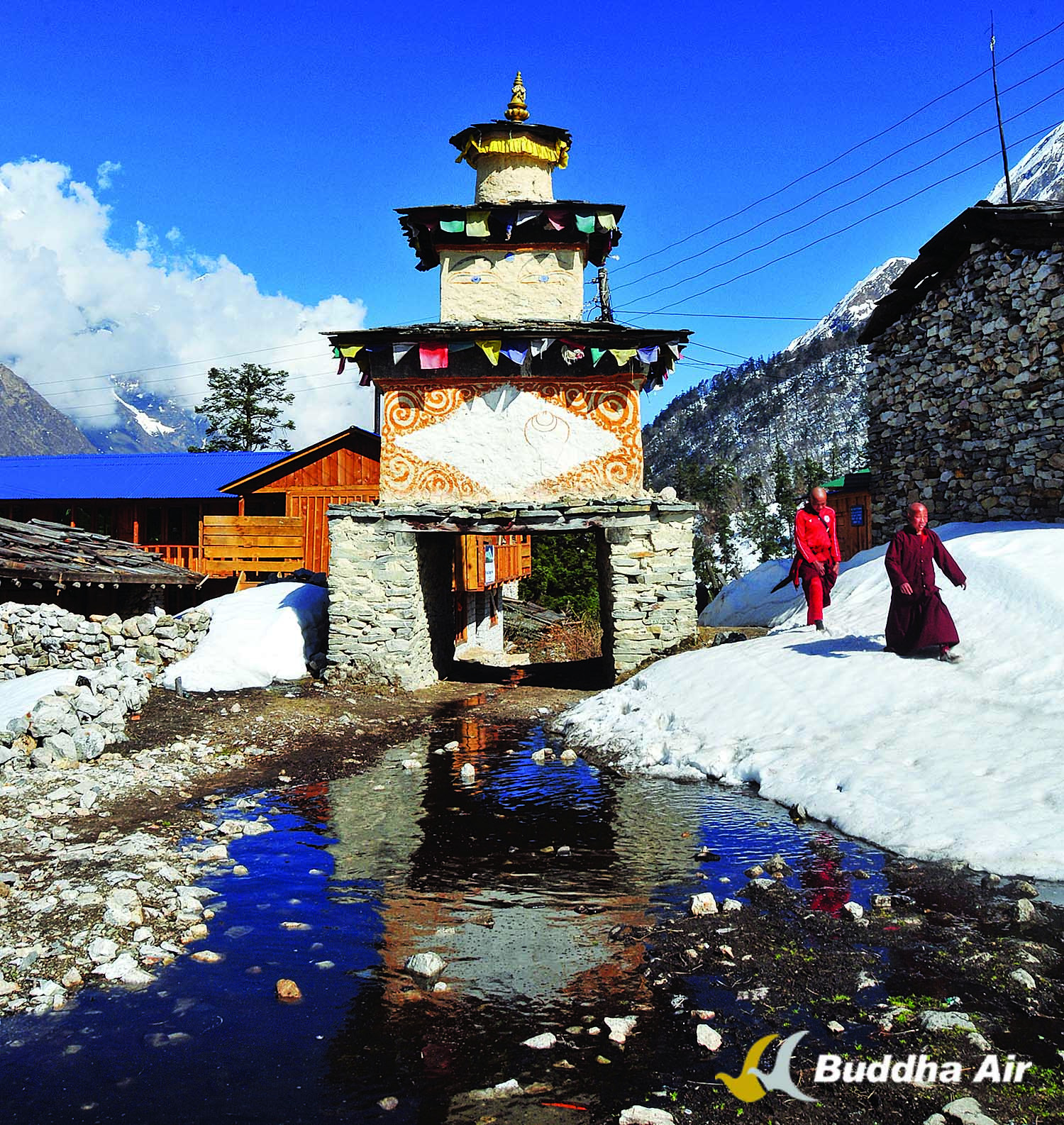 Lho village Syala Stupa 